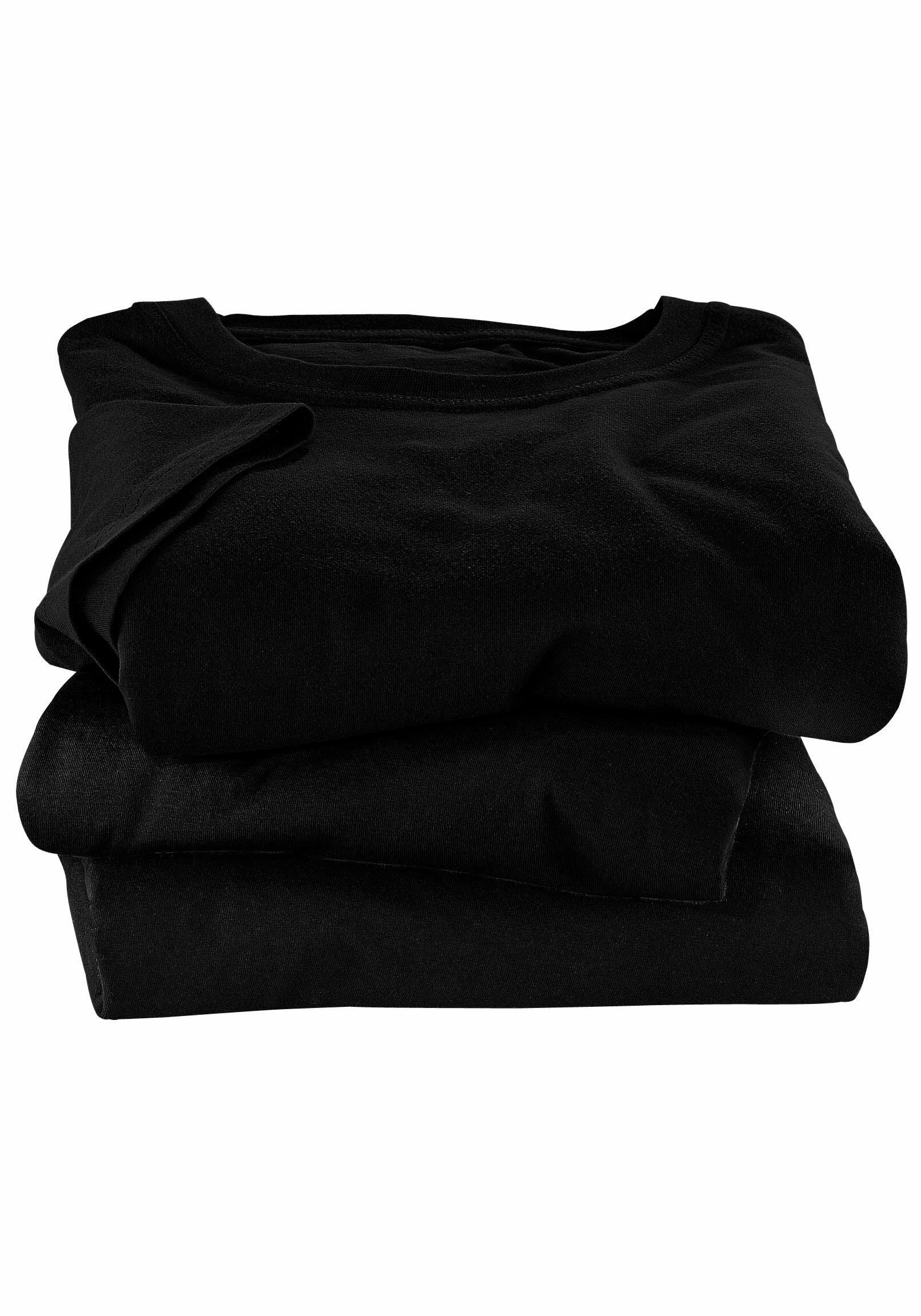 Herren Rundhalsshirts (3 Stück), Baumwolle»Cotton made in Africa« 2/3