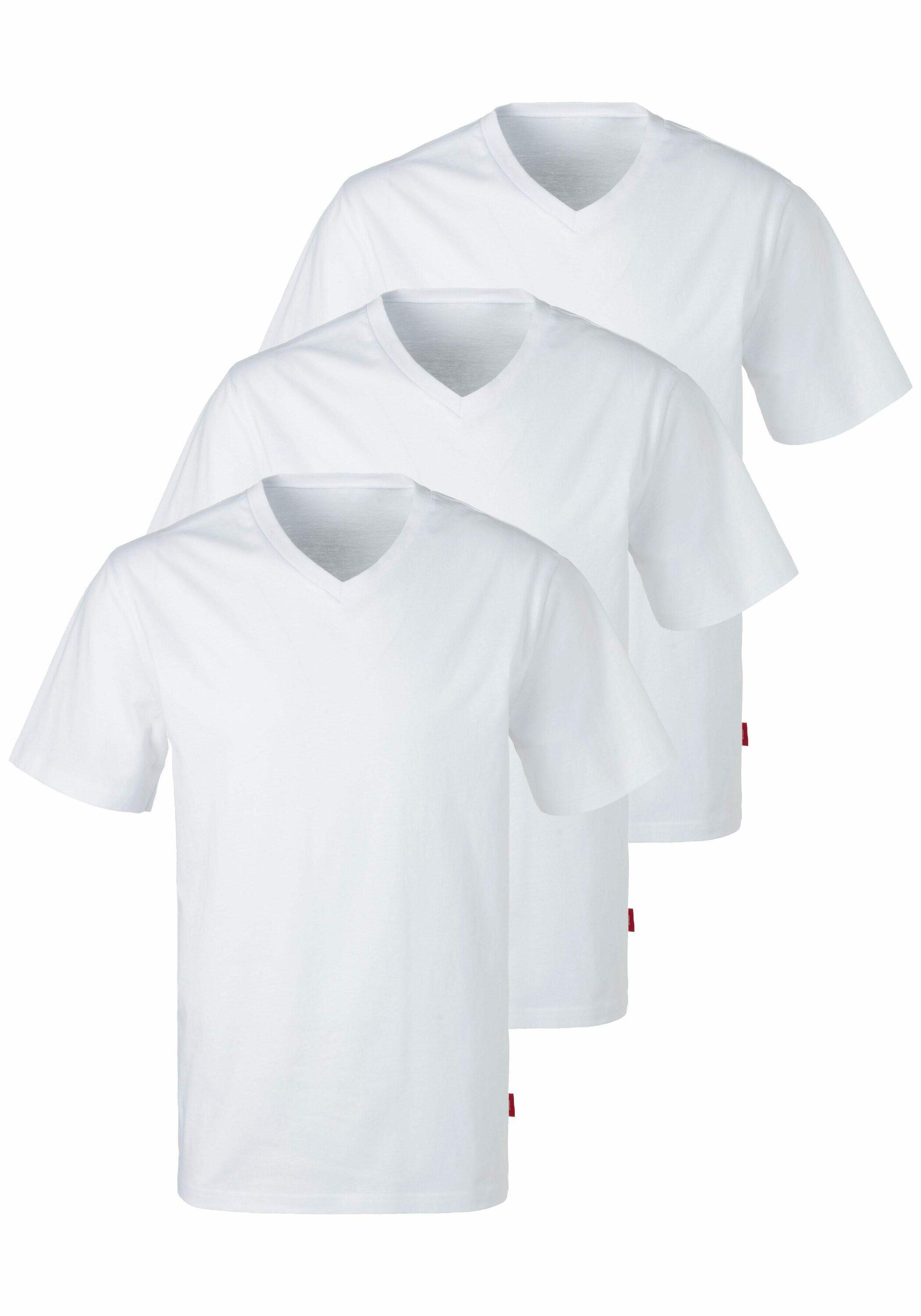Herren s.Oliver Bodywear V-Shirt (Packung, 3er-Pack) 2/5