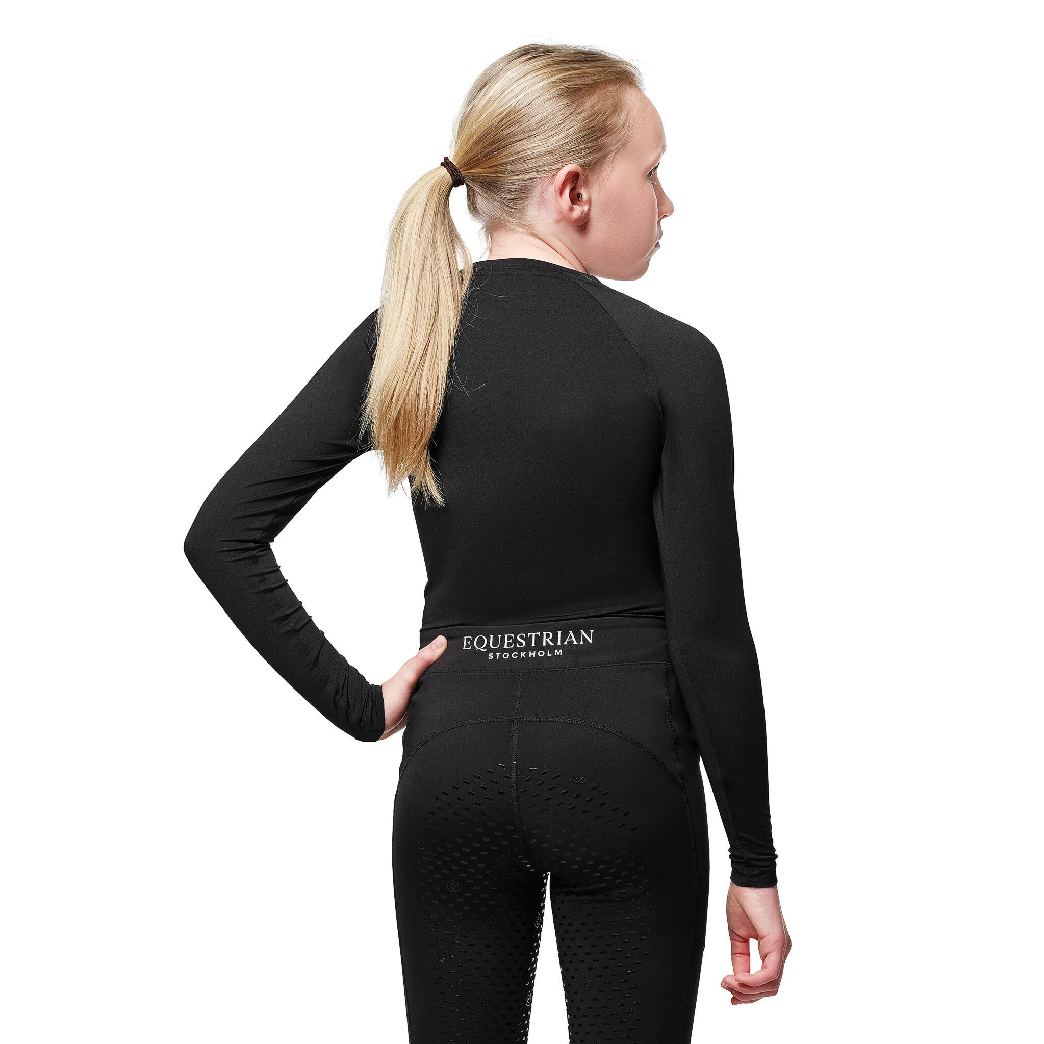 Maillot équitation manches longues fille Equestrian Stockholm Dynamic 2/3