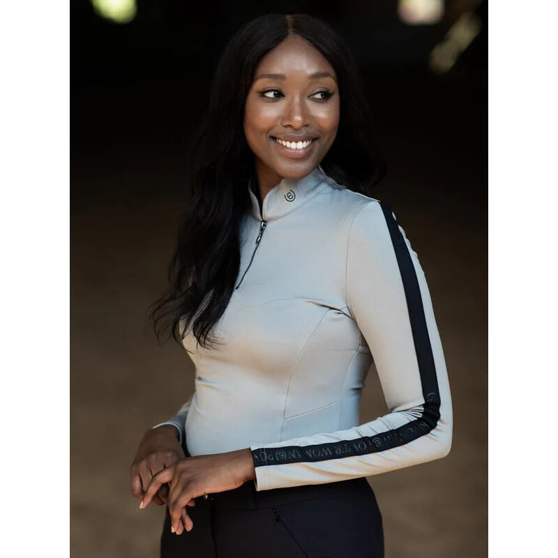 Lady Rider Top Long sleeve riding top 1/4 zip women Equestrian Stockholm Power ...