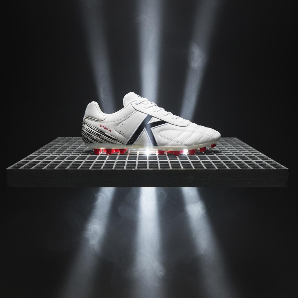 Kelme Botas De Fútbol Spear Ag Blanco Unisex 7/7