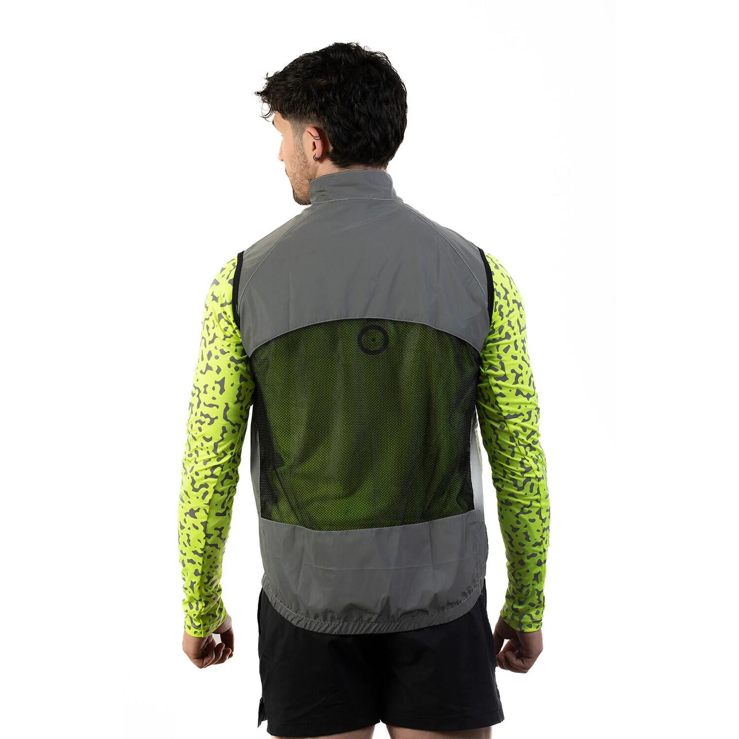 Mens Reflective Gilet (Grey) 2/2
