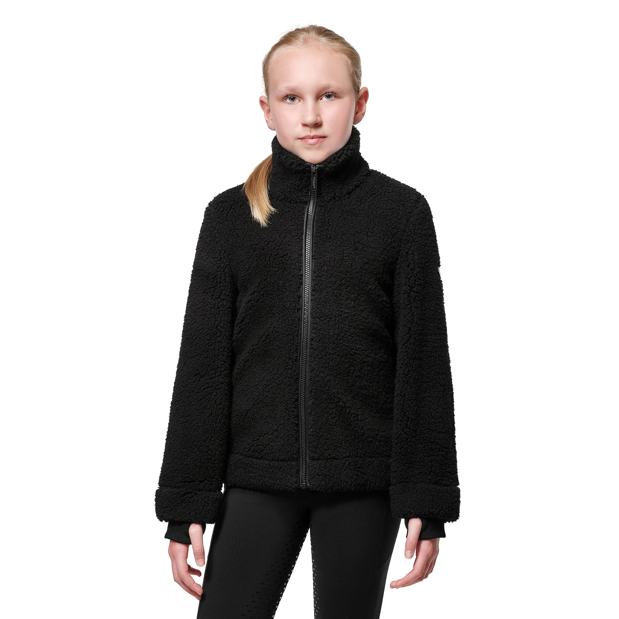 Dziewczęcy polar z zamkiem błyskawicznym Equestrian Stockholm Teddy 3/3