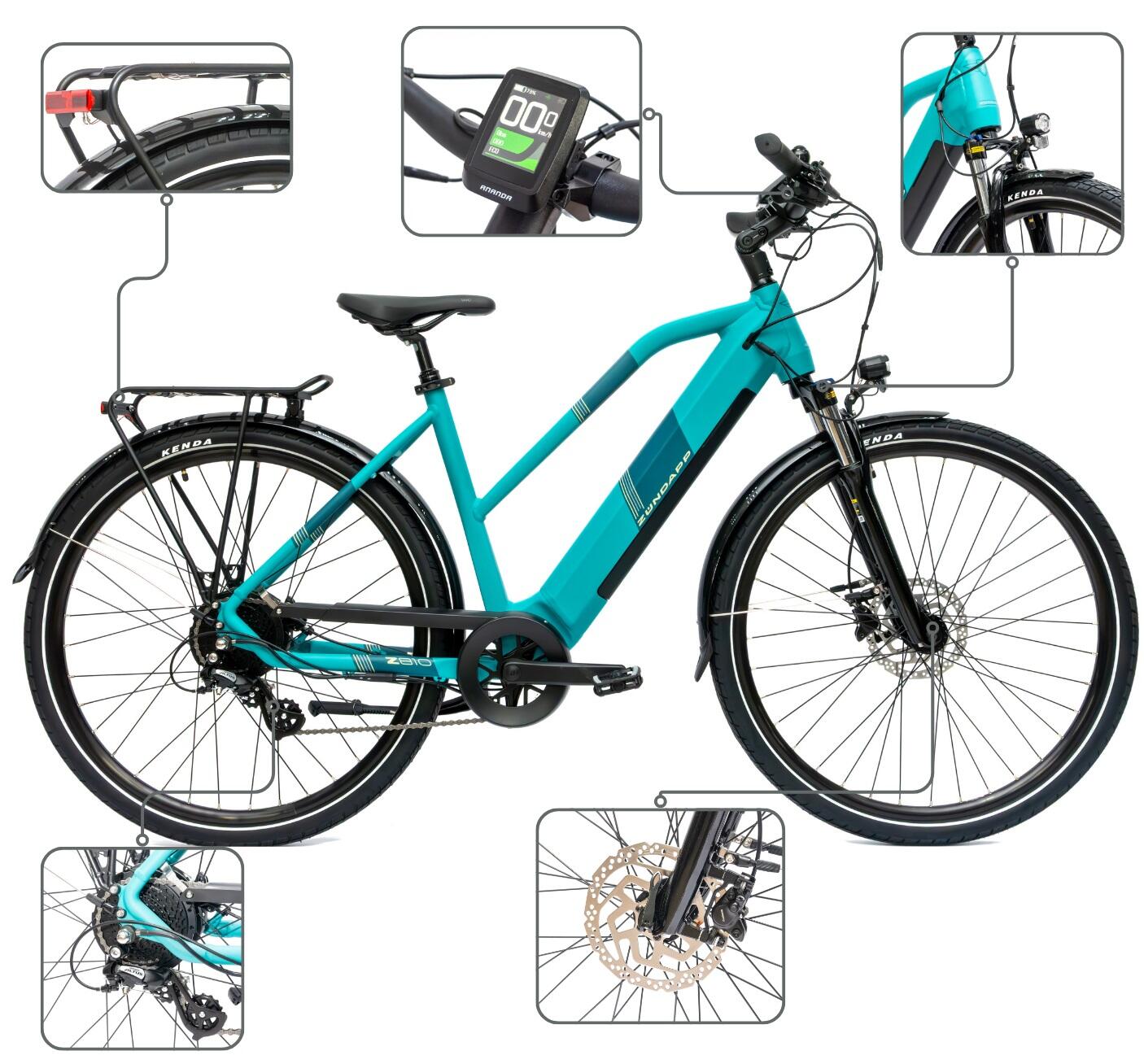 Rower Elektryczny Trekkingowy Zündapp Z810 Koła 28" 3/5