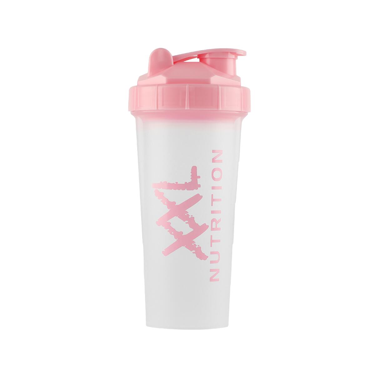 XXL NUTRITION Shaker - Shakebeker, BPA- en DEHP-Vrij - Lichtroze - 1 Stuk (800ml)
