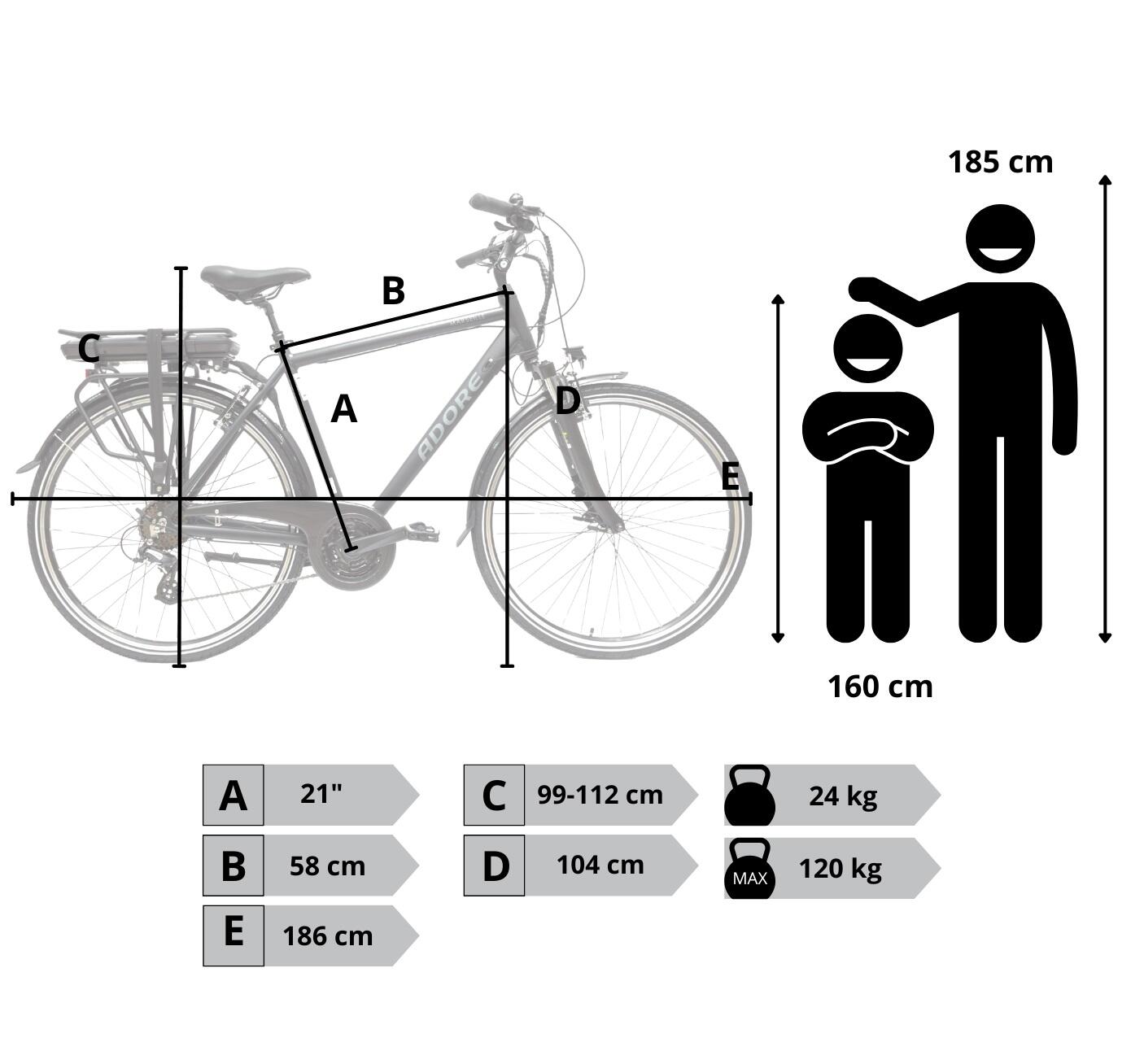 Rower Elektryczny Trekkingowy Ks Cycling Adore 114E Koła 28" 2/5