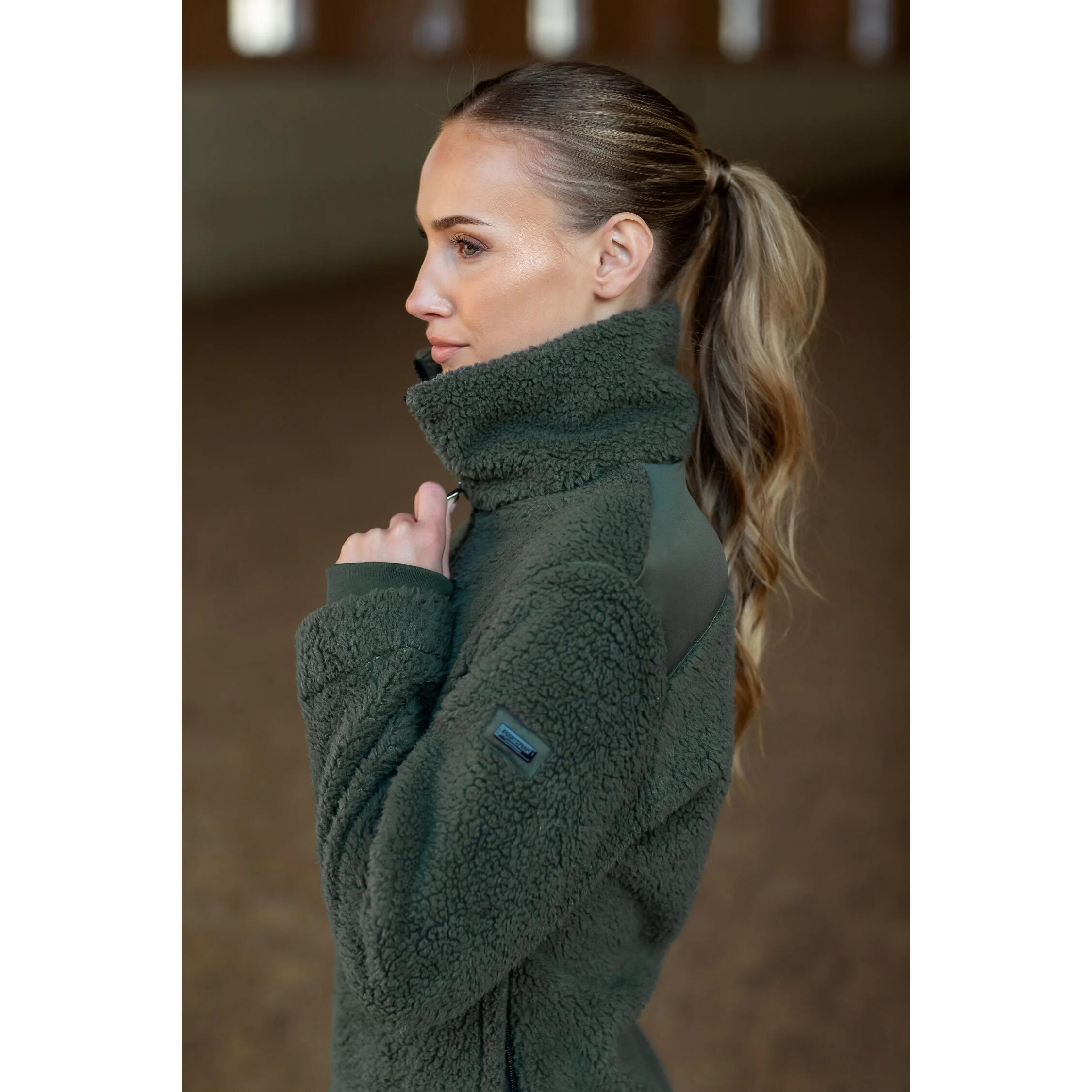 Polaire zippée femme Equestrian Stockholm Teddy 4/5