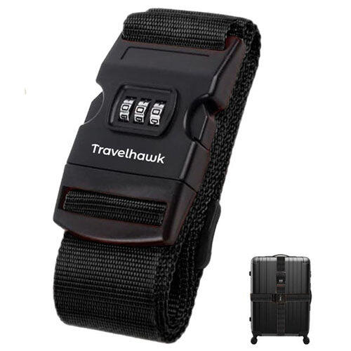 Koffergurt mit Zahlenschloss – Grün