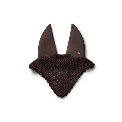 Bonnet anti-mouches Anti-bruit Padded Noir - Equestrian Stockholm