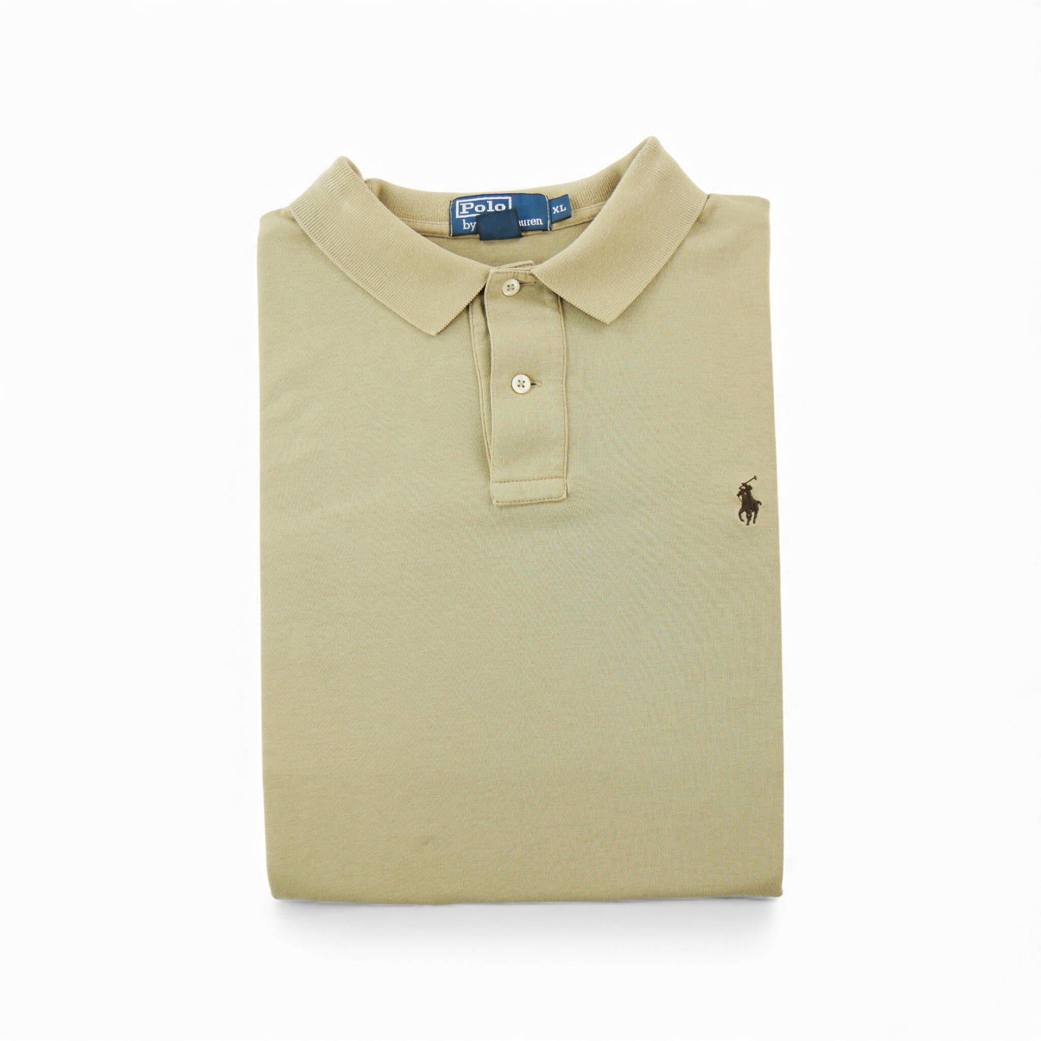 RALPH LAUREN Reconditionné - Polo manches courtes Homme Beige - Bon État