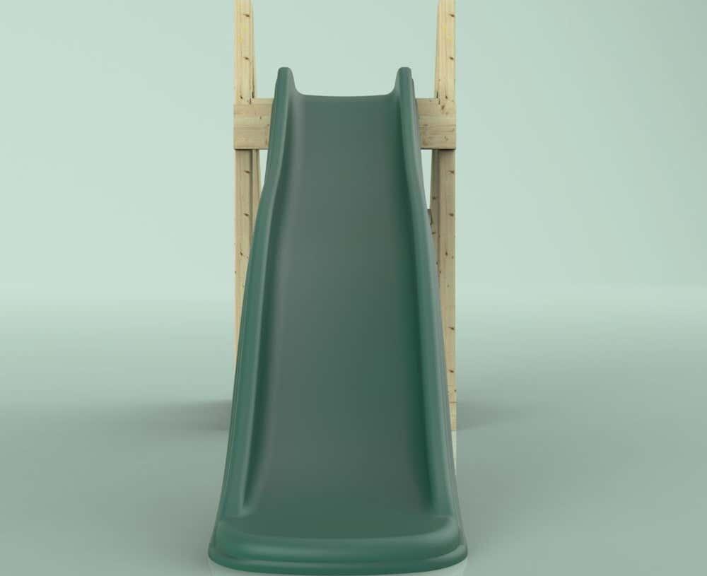 Rutsche Grizzly 175 cm in Dunkelgrün - 60 × 220 × 116 cm 3/6