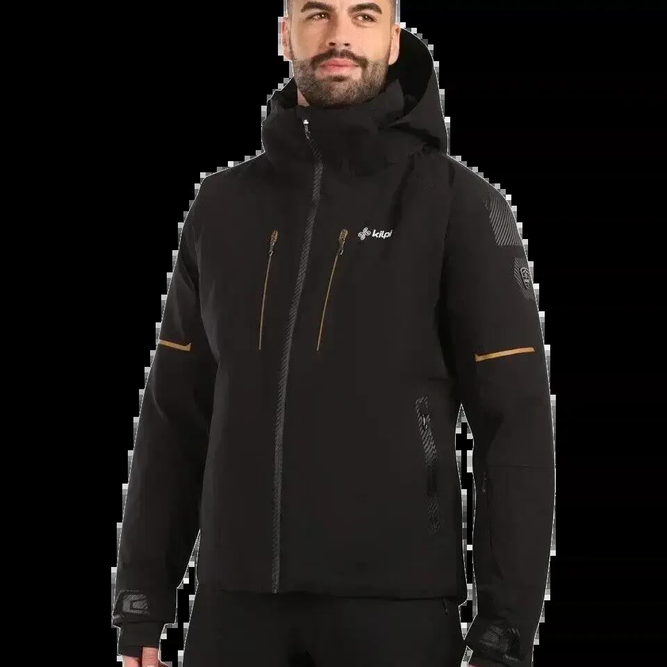 Kilpi Turnau-M men's waterproof ski jacket 20,000 mm with removable hood