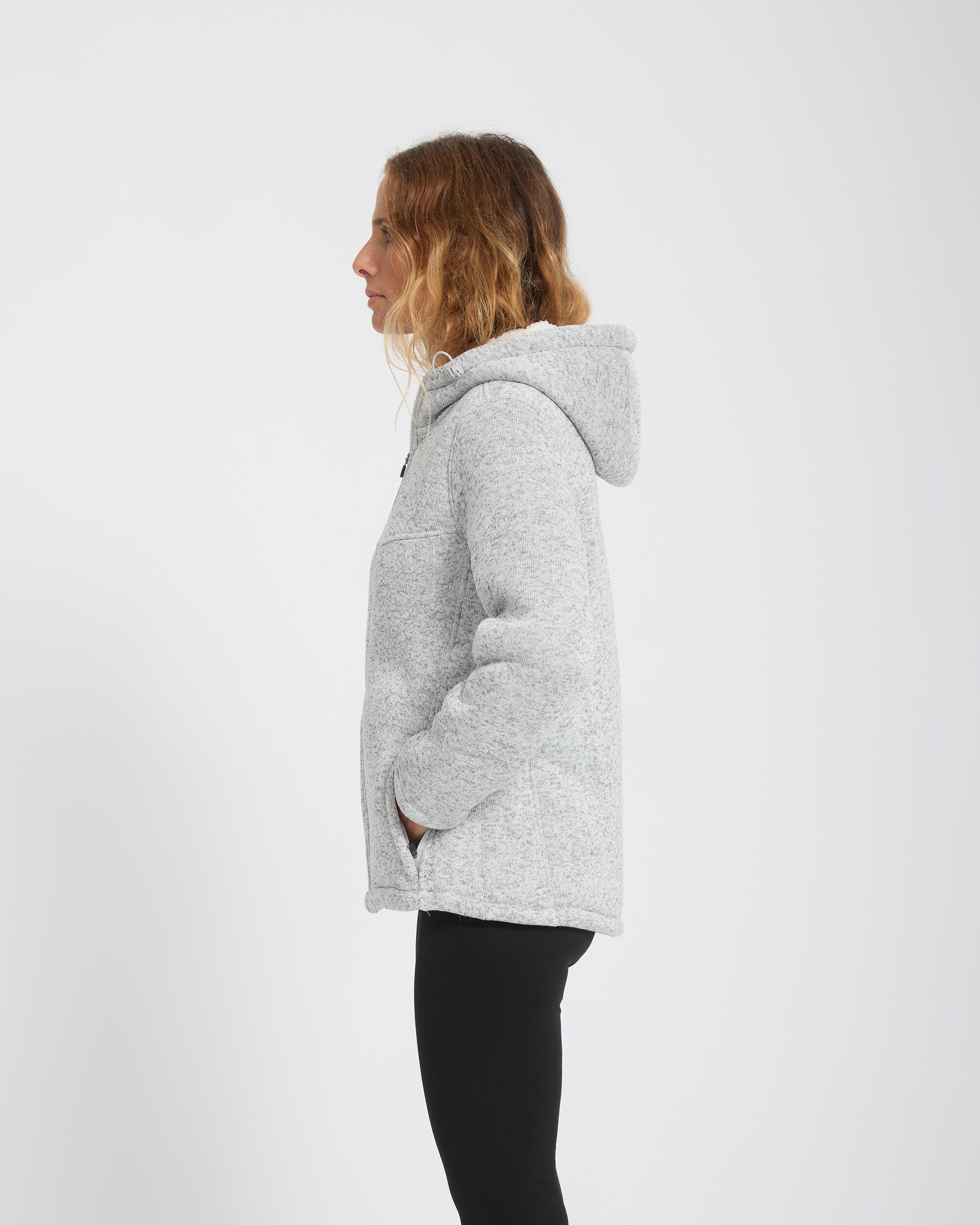 Sweatshirt Ski Femme - SWEATER FLEECE ANORAK 3/5
