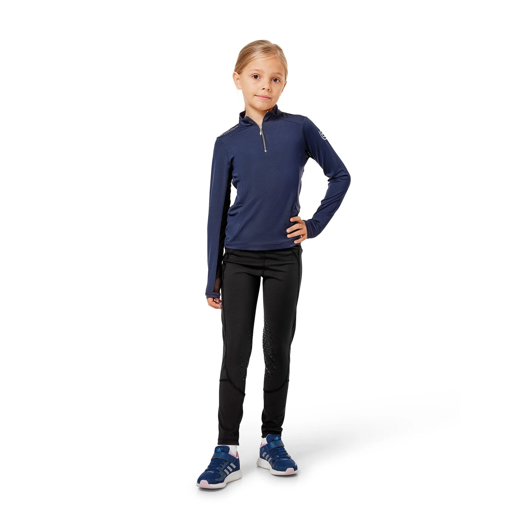 Camiseta de equitación infantil Equestrian Stockholm Air Breeze 3/3