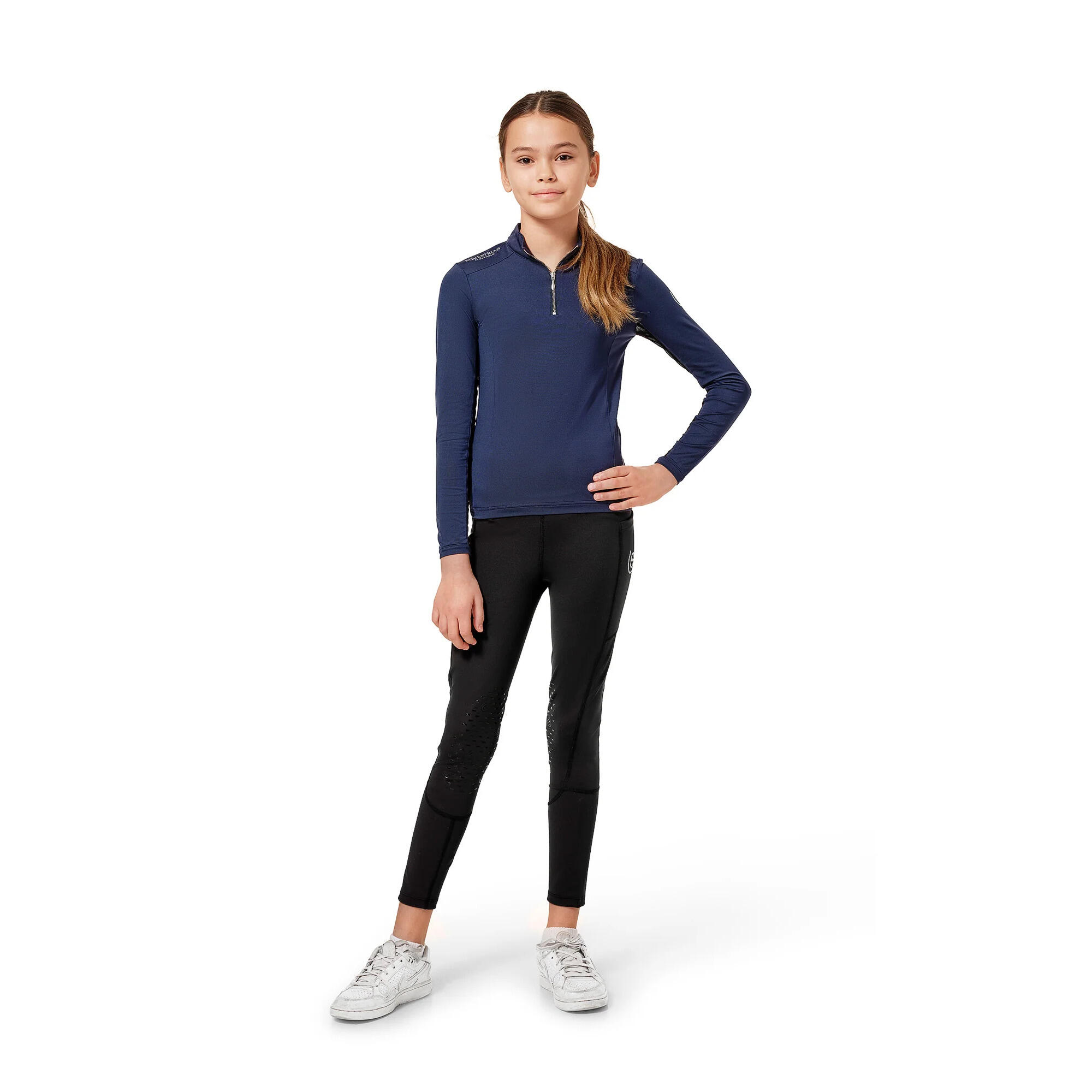 Camiseta de equitación infantil Equestrian Stockholm Air Breeze 1/3