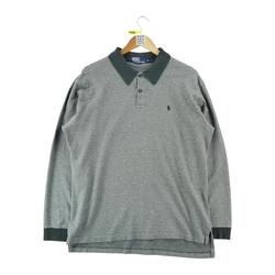 Reconditionné - Polo manches longues Homme Gris - Bon État