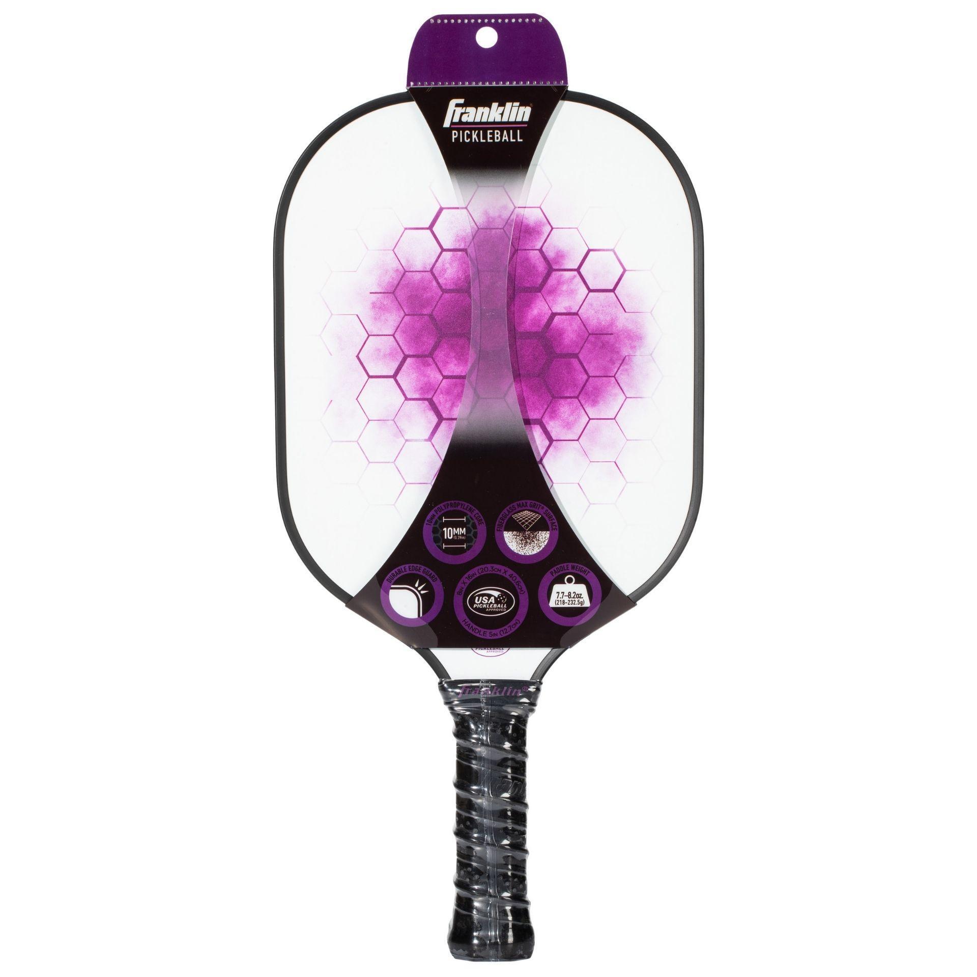 FRANKLIN Pilot Pickleball Paddle (White/Purple)