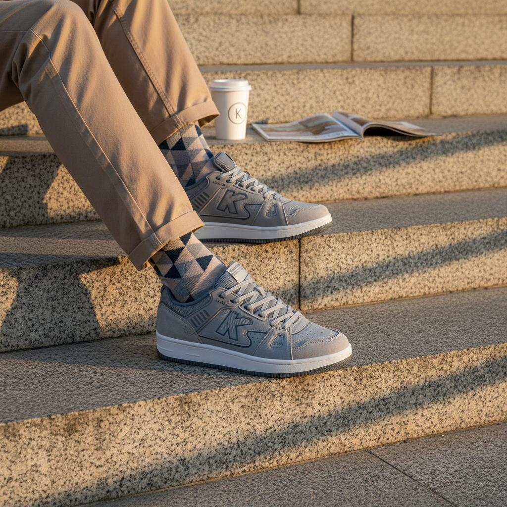 Kelme Zapatillas Casual Doha Gris Unisex 5/7