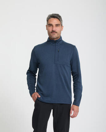 Pullover Ski Herren - QTR ZIP TECH KNIT
