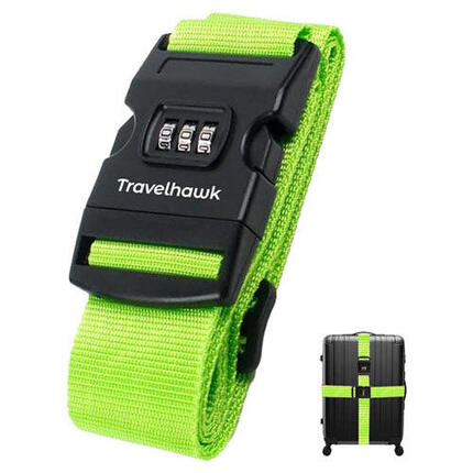 Koffergurt mit Zahlenschloss – Grün