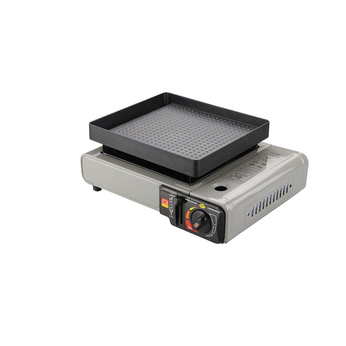 INCASA Grill pour réchaud à gaz portable 1 feu - Camping 2/5