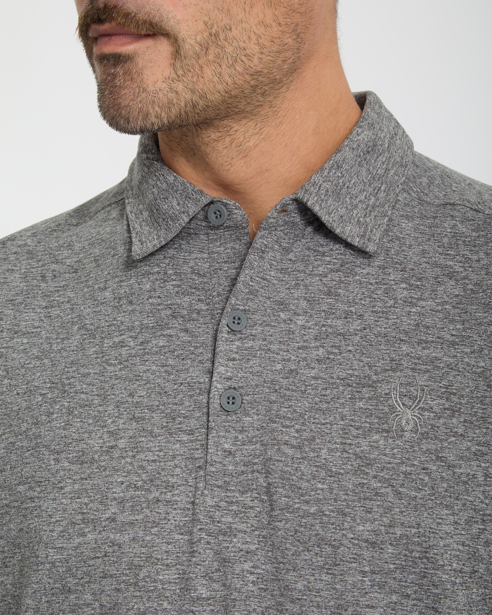 Polo Ski Homme - PEACHED JERSEY 3/4