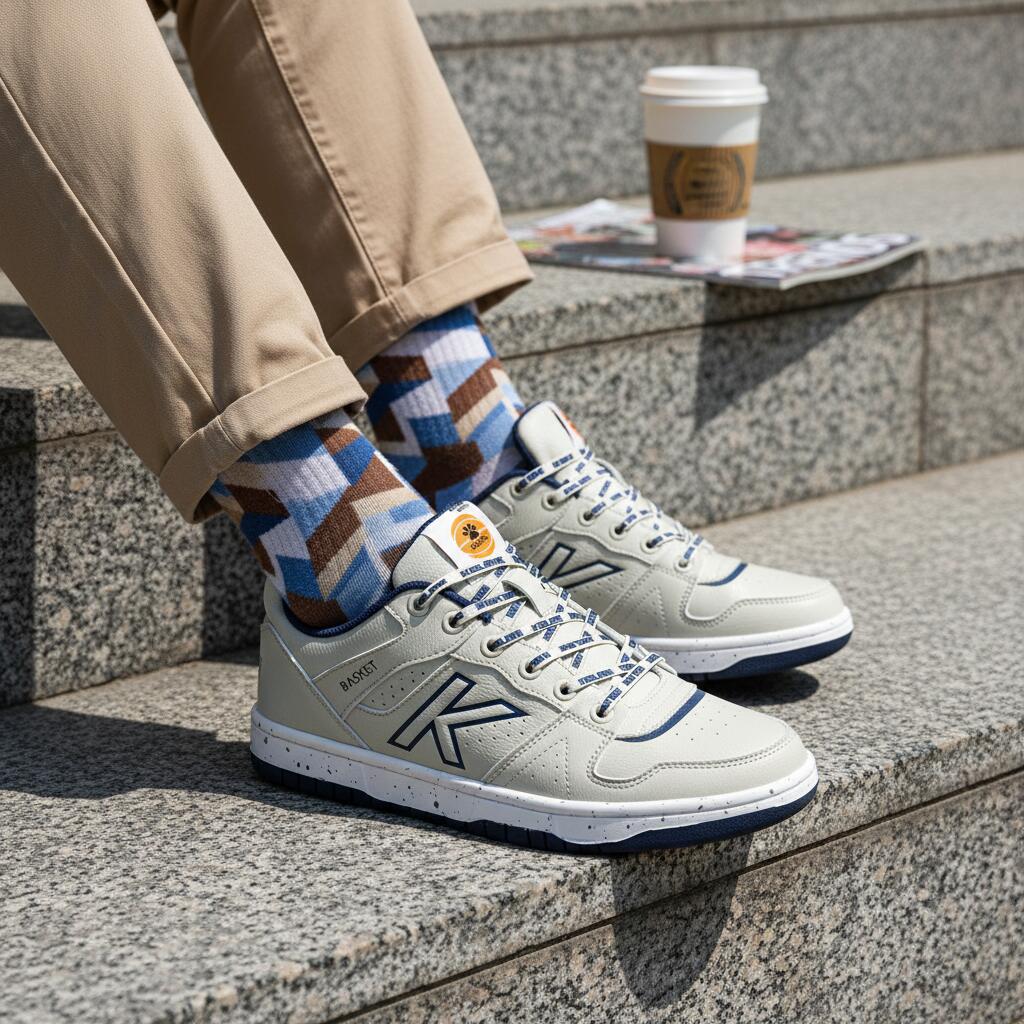 Kelme Zapatillas Casual Retrobasket 2.0 Gris Unisex 5/7