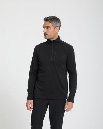 Pullover Ski Herren - QTR ZIP TECH KNIT