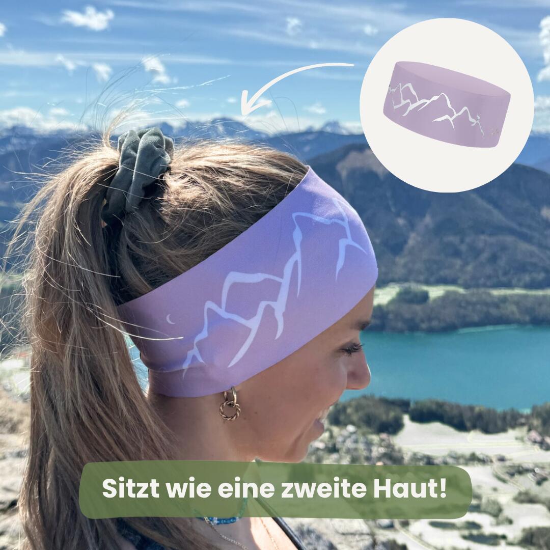 Bergwelten Stirnband: Atmungsaktiv & rutschfest | Ideal für Sport & Alltag 5/9