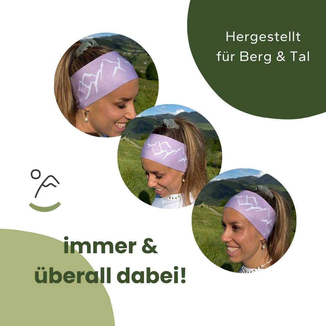 Bergwelten Stirnband: Atmungsaktiv & rutschfest | Ideal für Sport & Alltag 4/9