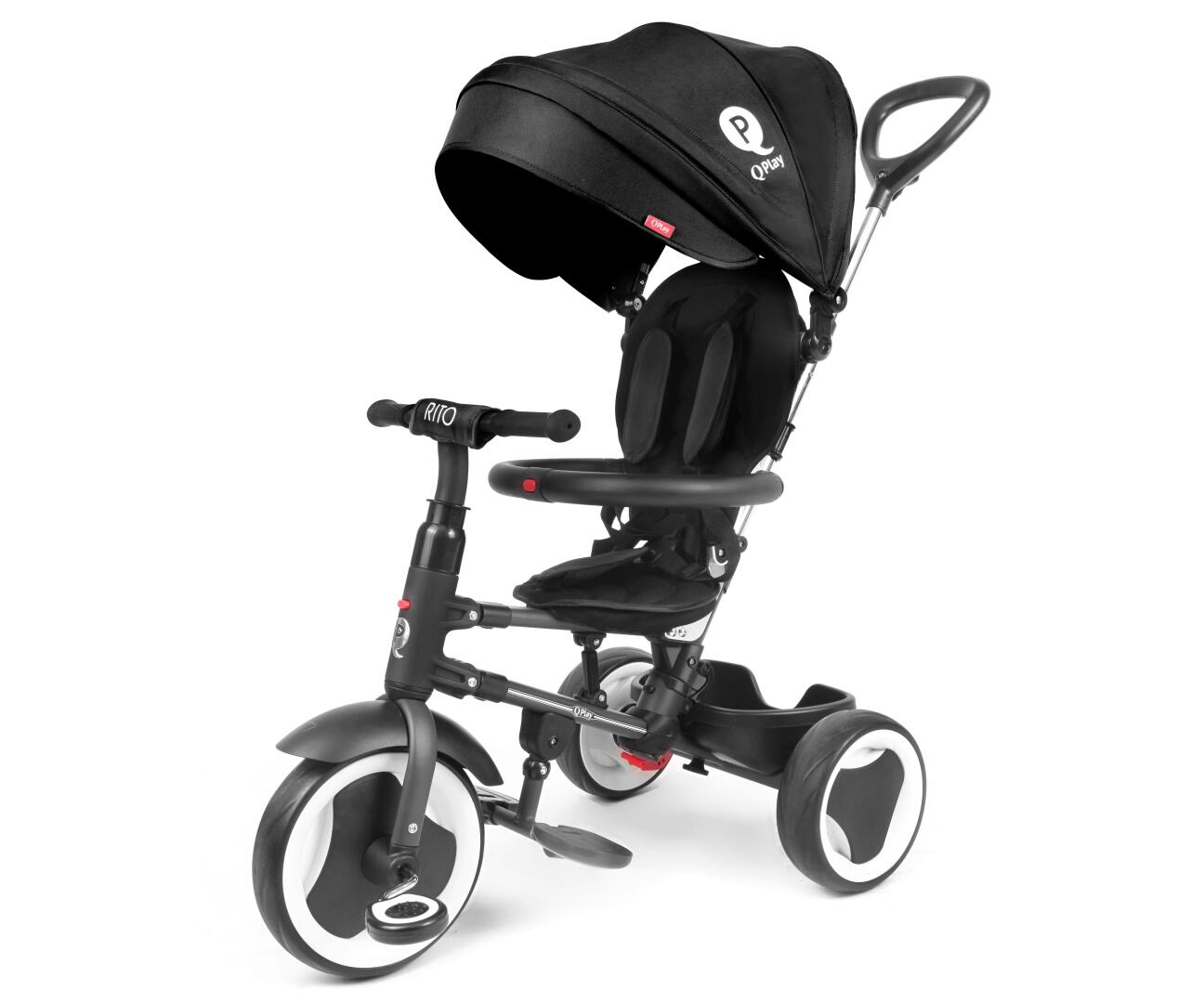 Qplay Rito Tricycle - Vélo sans pédales - Noir 1/7