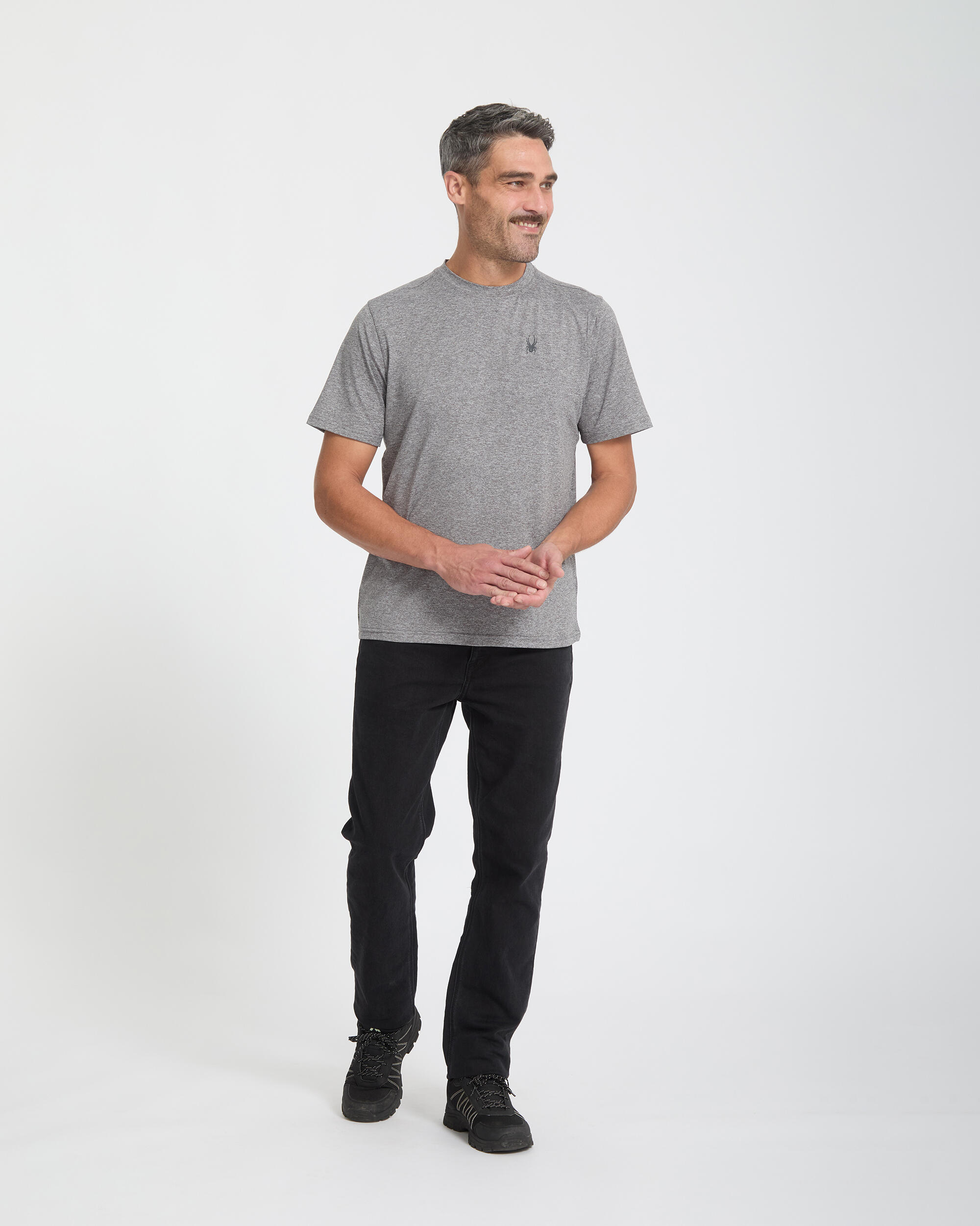 T-shirt Ski Homme - PEACHED JERSEY 4/4