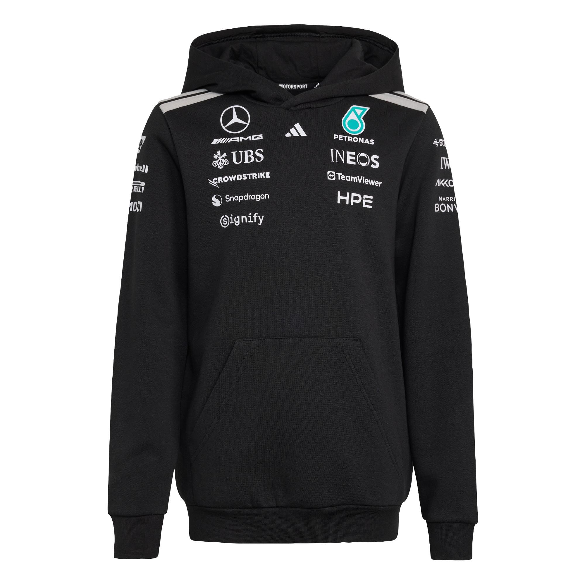 Adidas - Sweat-shirt À Capuche Pilote Mercedes - Amg Petronas Formula 1 Team - Sweat-shirt - Noir - Decathlon