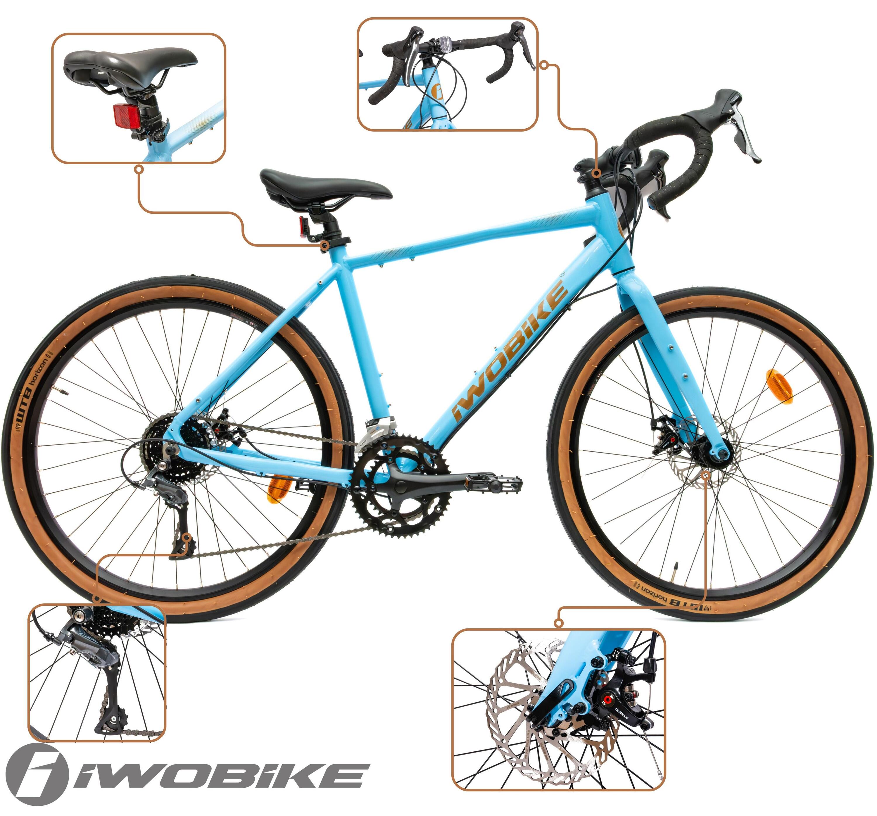 Rower IwoBike Blue Mirage Koła 27,5" 3/5