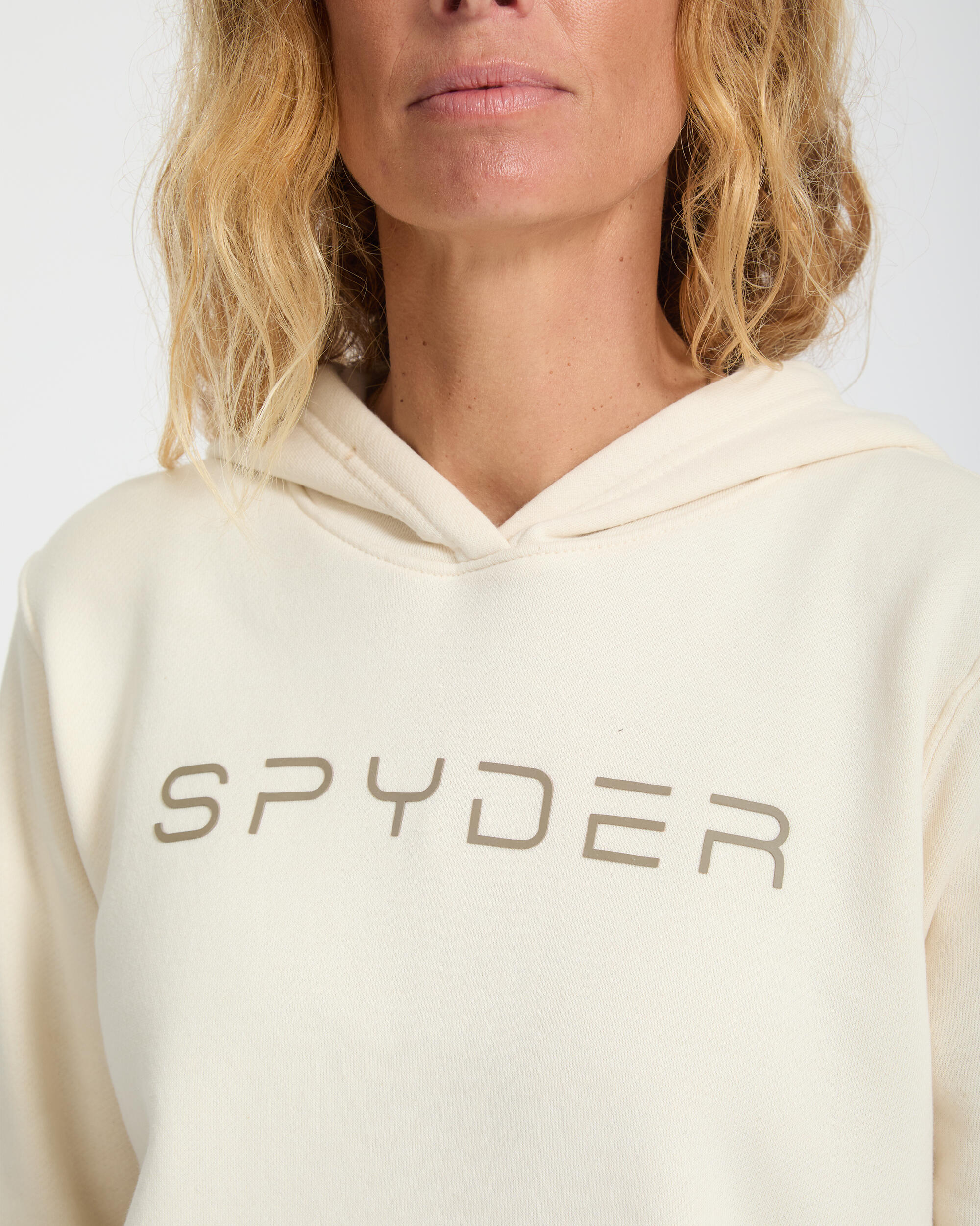 Sweatshirt Ski Femme - WORDMARK FLEECE HOODIE 3/4