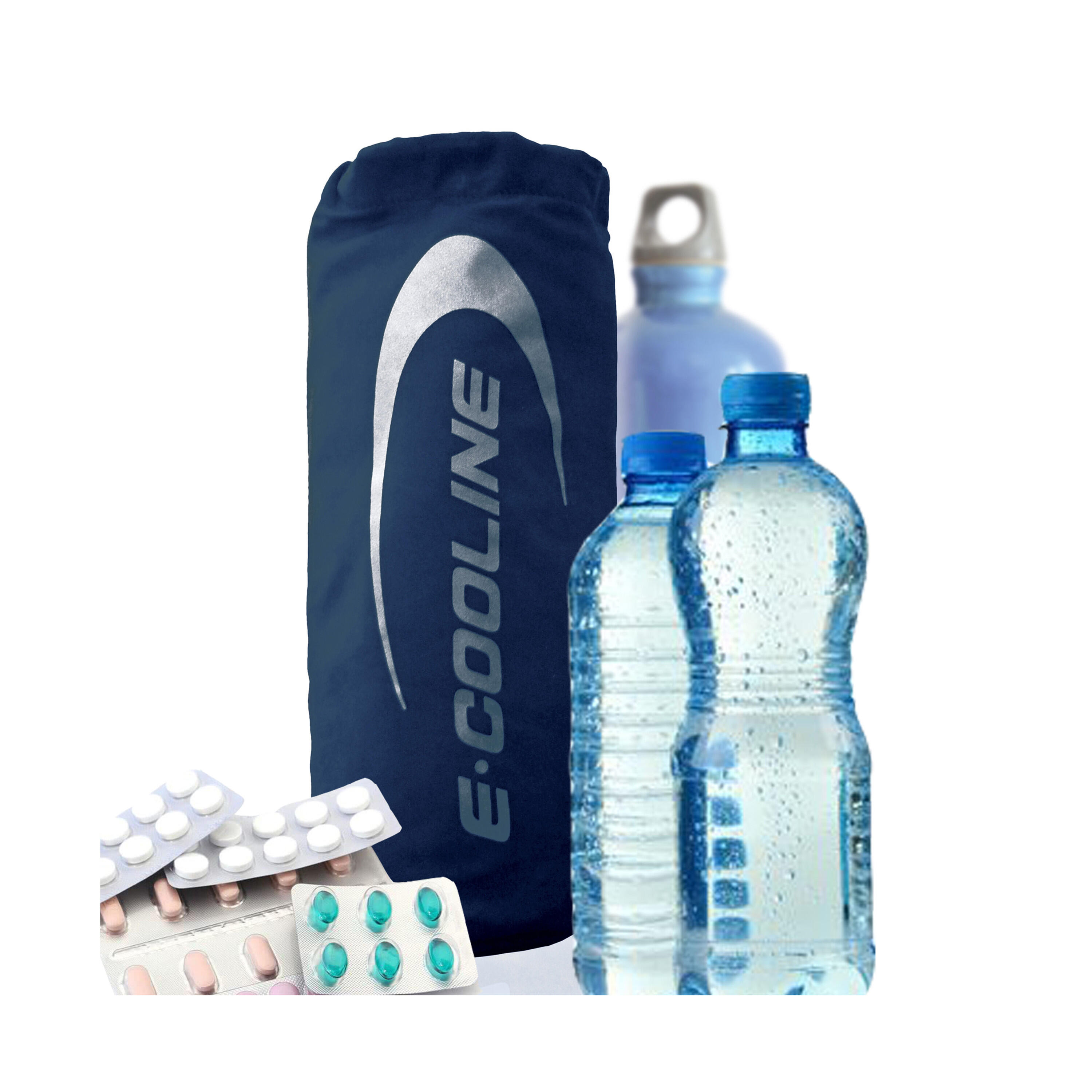 E.COOLINE Outdoor CoolBag| Borsa frigo | Raffredda bottiglie| attivato con acqua 2/9