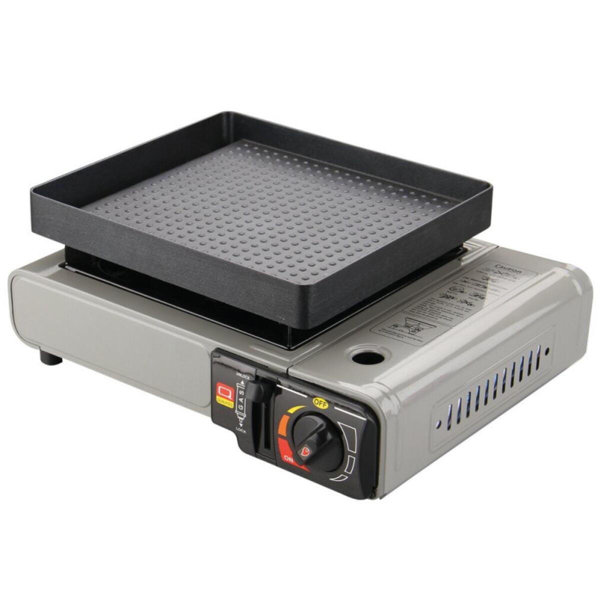 PACK INCASA Réchaud à Gaz Portable + Grill pour réchaud - Camping 2/5
