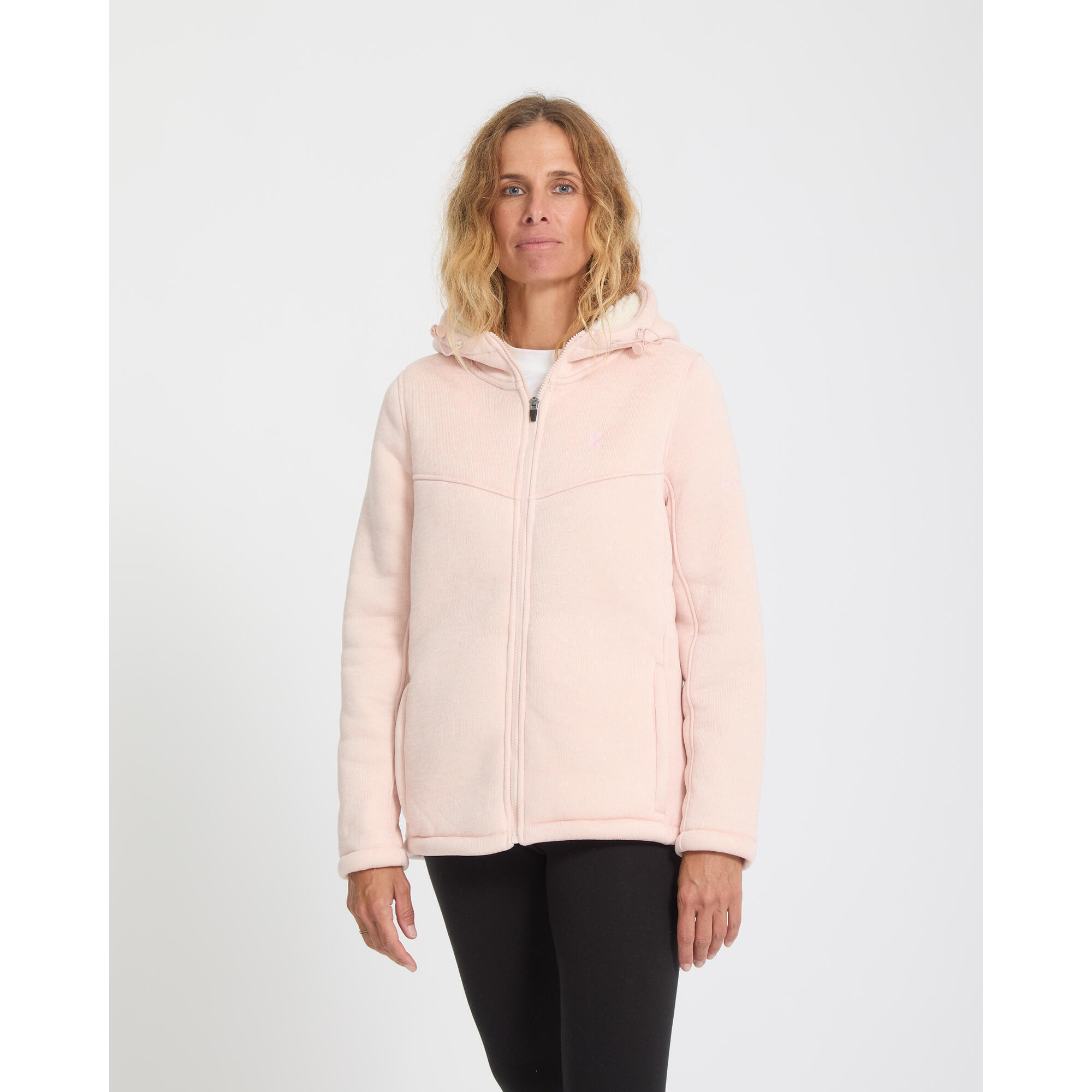 Spyder - Sweatshirt Ski Femme - Sweater Fleece Anorak - Pull - Violet - Decathlon