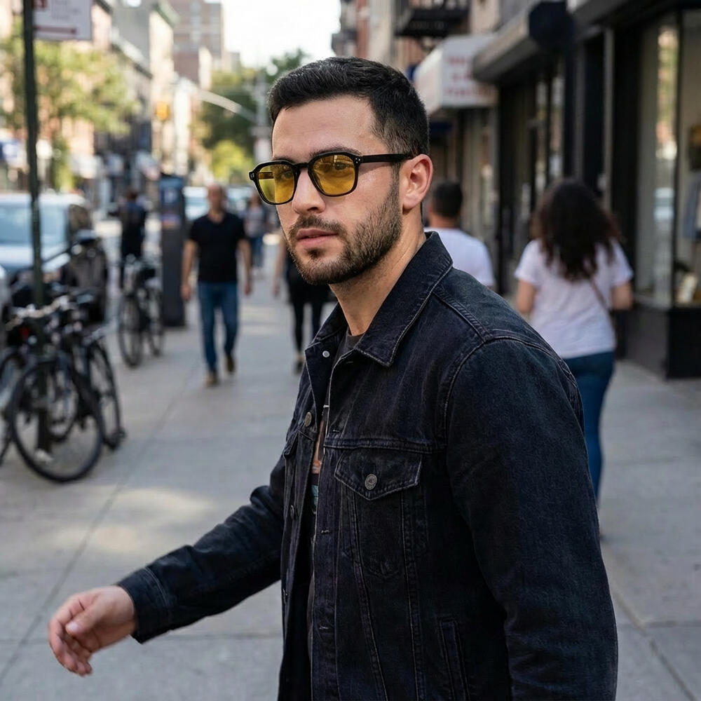 Lunettes Sexton filtre jaune contre la lumière bleue et la fatigue visuelle 3/4