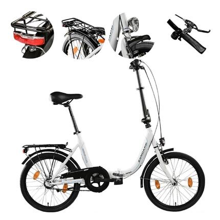 Rower Składany Miejski 20" V-brake Torpedo Nexus Bagażnik Światła Dzwonek