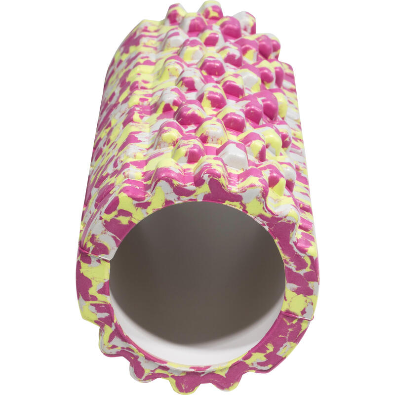 Rolă de masaj din spumă 33 cm roz/camo