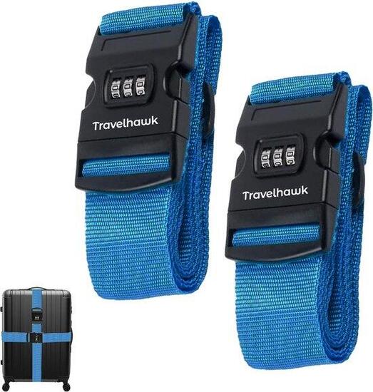 Koffergurt mit Zahlenschloss – Grün