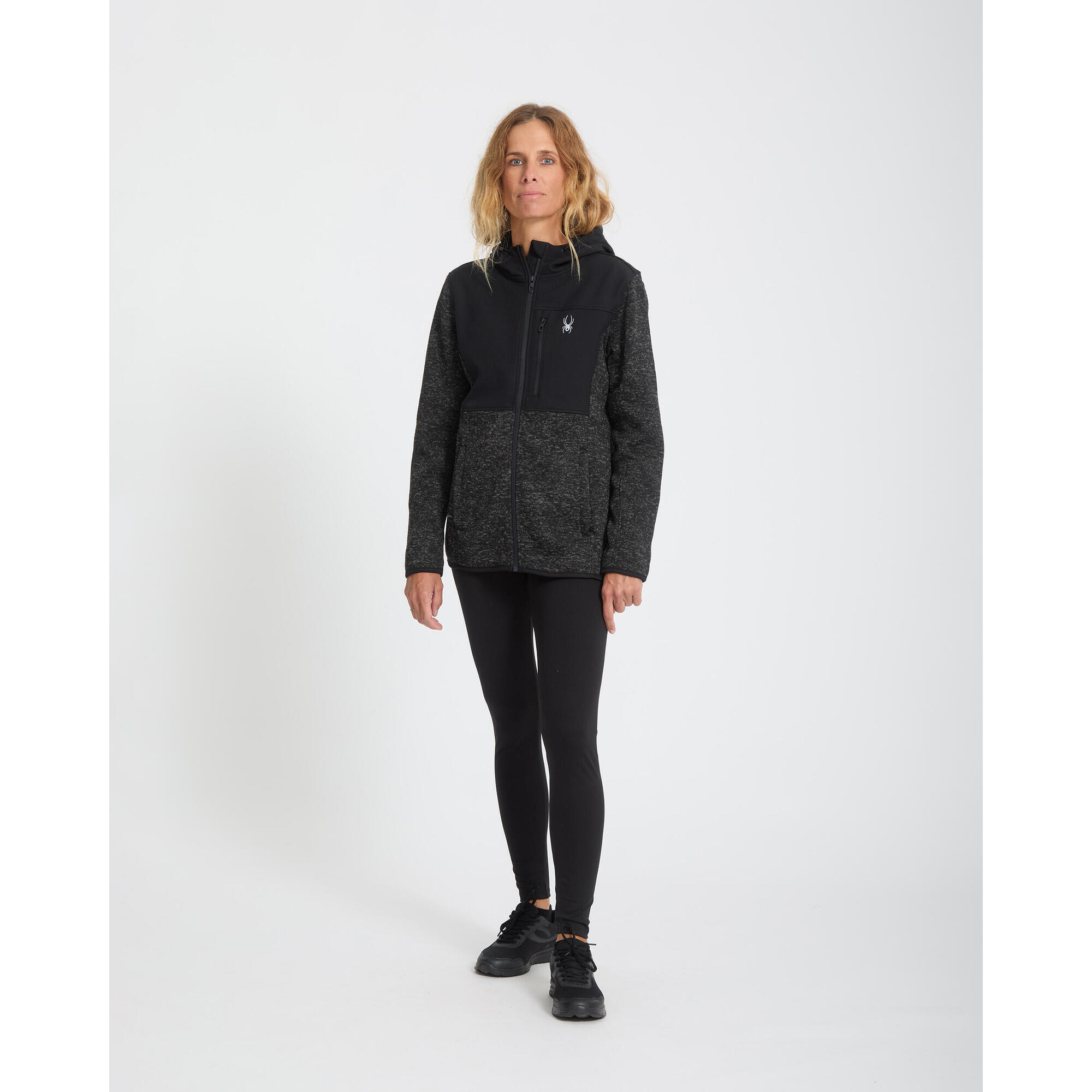 Spyder - Veste Ski Femme - Softshell - Veste - Noir - Decathlon
