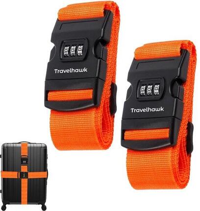 Koffergurt mit Zahlenschloss – Grün