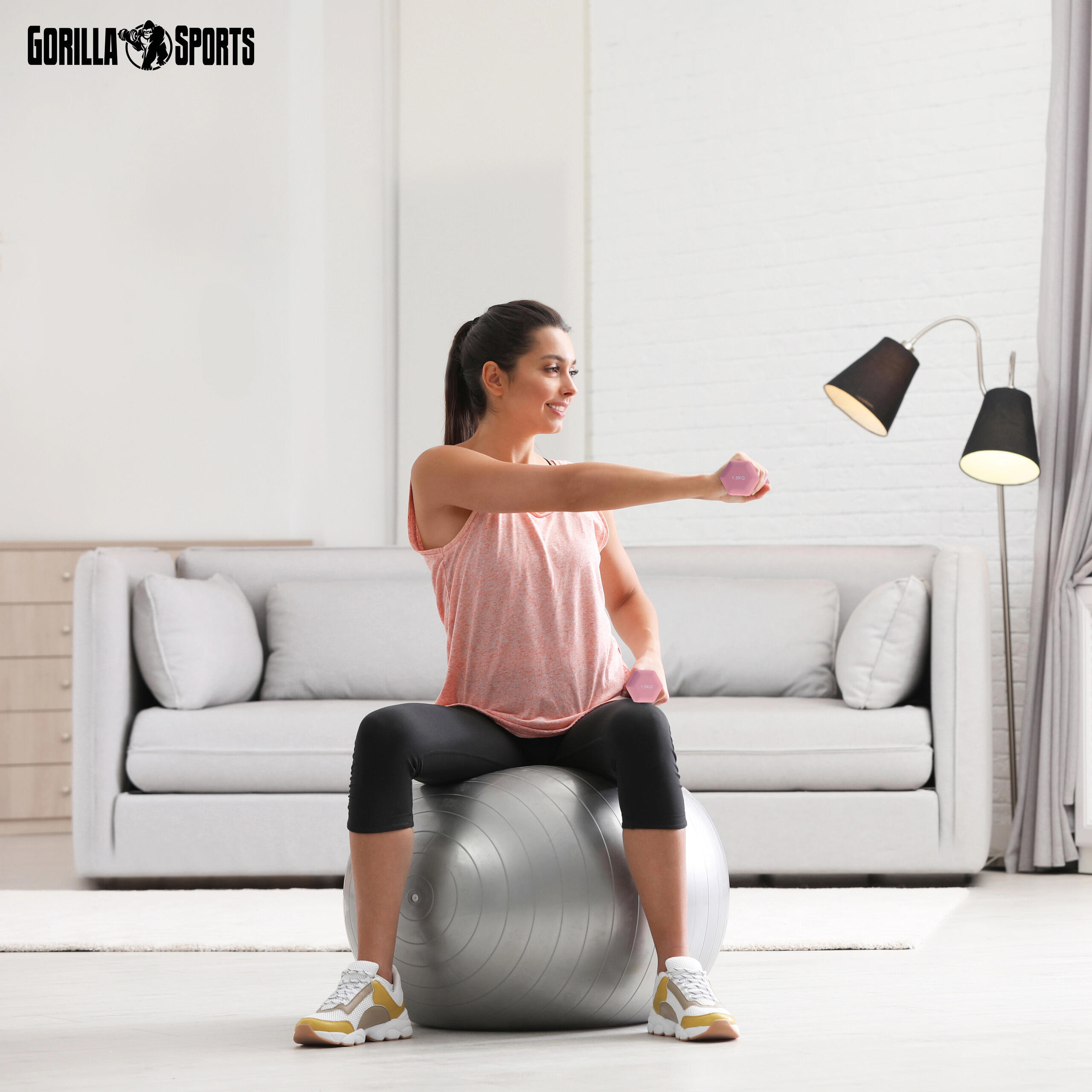 Set di manubri in neoprene 2x1,5 kg 7/7