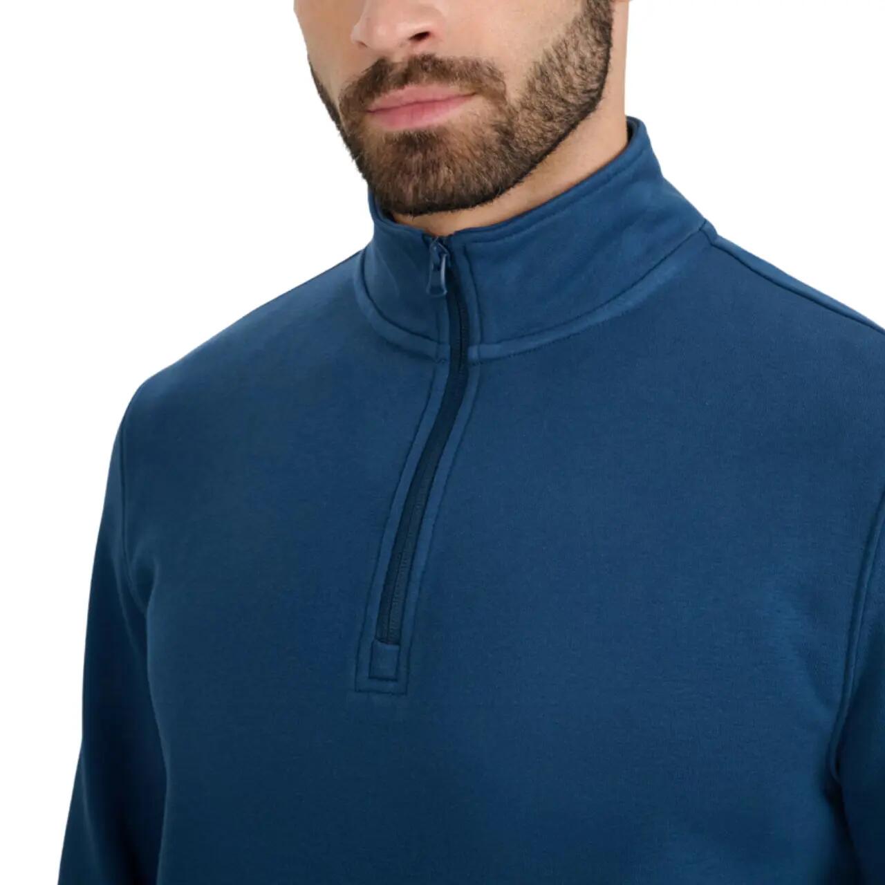 Felpa uomo comoda Zielony 4/8
