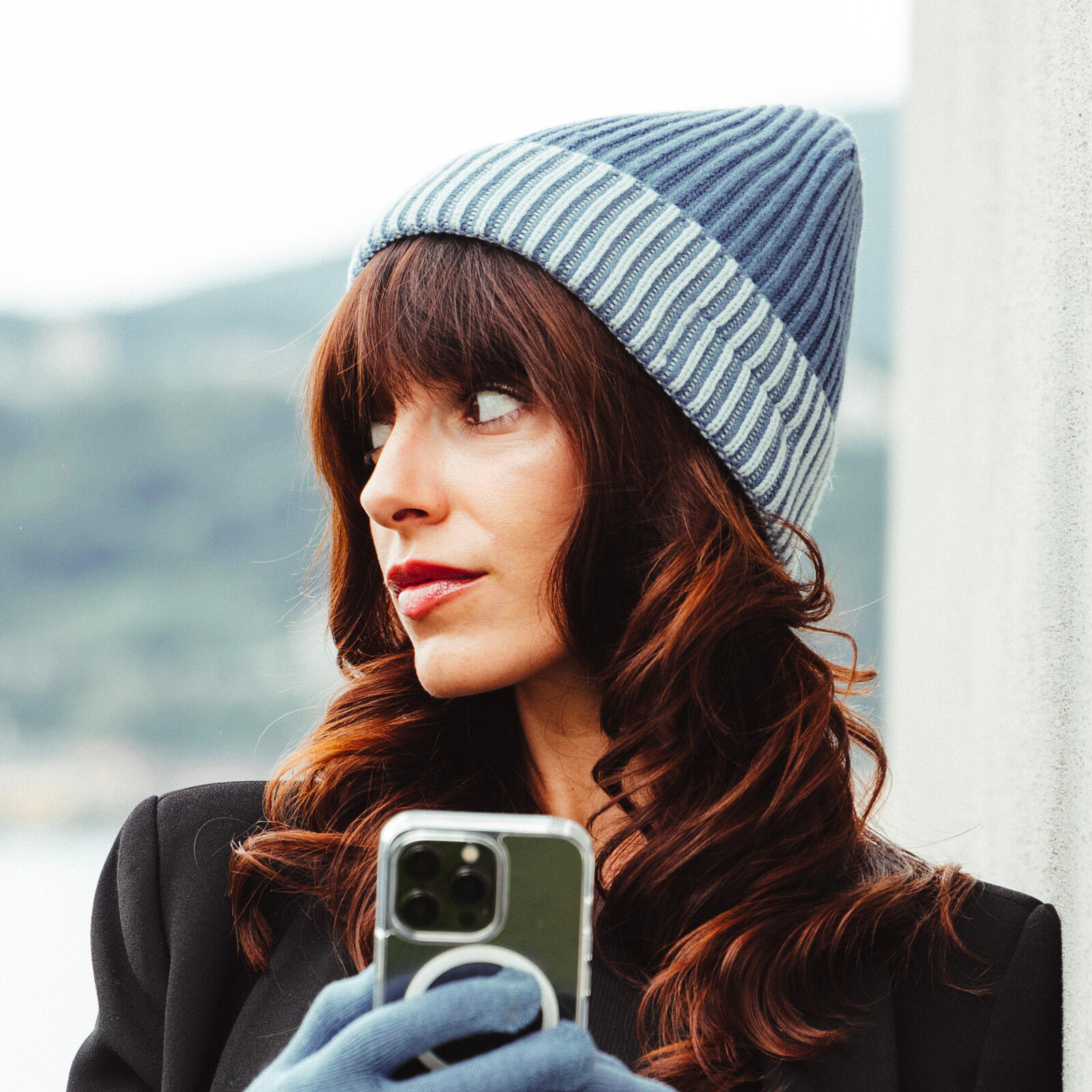 Berretto invernale con cuffie wireless integrate 6/6