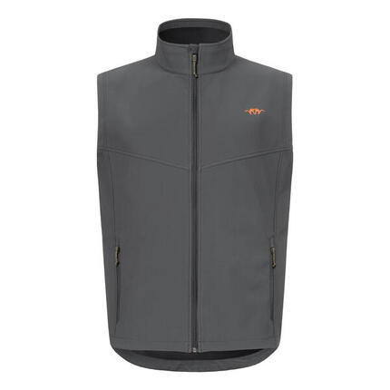 Gilet de chasse softshell coupe-vent et élastique