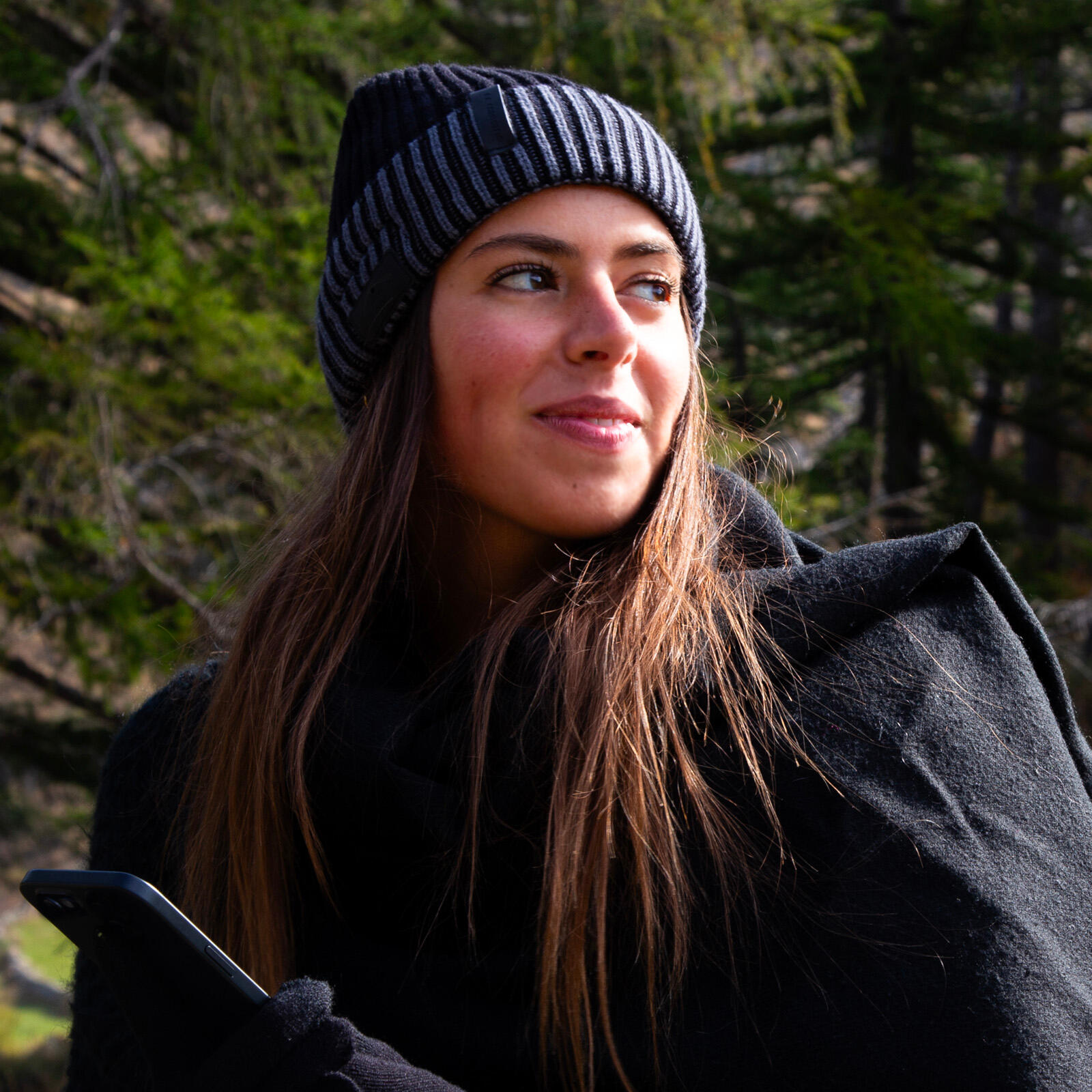 Bonnet d'hiver avec écouteurs sans fil intégrés 4/5