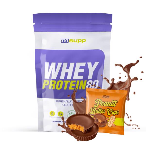 Mmsupplements - Whey Protein80 - 500g Tasses De Beurre D'Arachide De Masmusculo Supplements - Protéines Végétales - Taille Unique - Decathlon